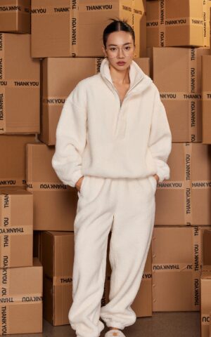 Fleece Half-Zip Sweat Suit