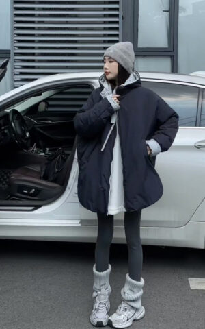 Oversized Padded Hooded Jacket