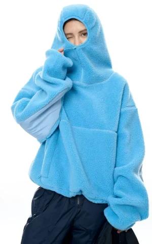 Sky Blue Fleece Hoodie