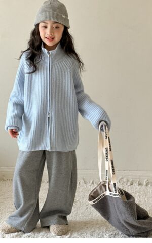 Sky Blue Kids' Cardigan